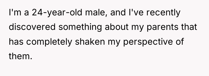 I'm a 24-year-old male, and I've recently discovered something about...