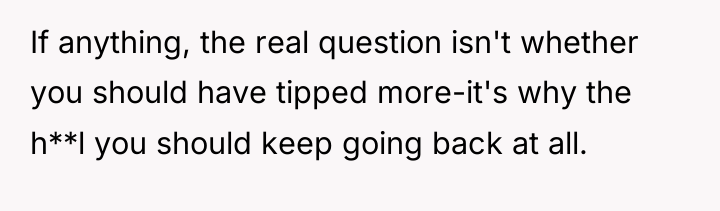 If anything, the real question isn't whether you should have...