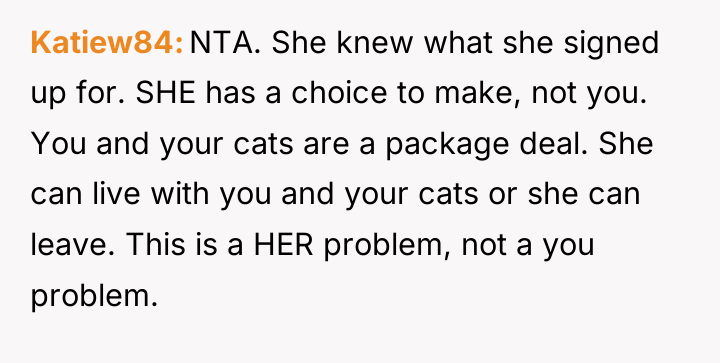 Katiew84 NTA. She knew what she signed up for. SHE...