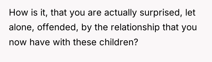 How is it, that you are actually surprised, let alone,...