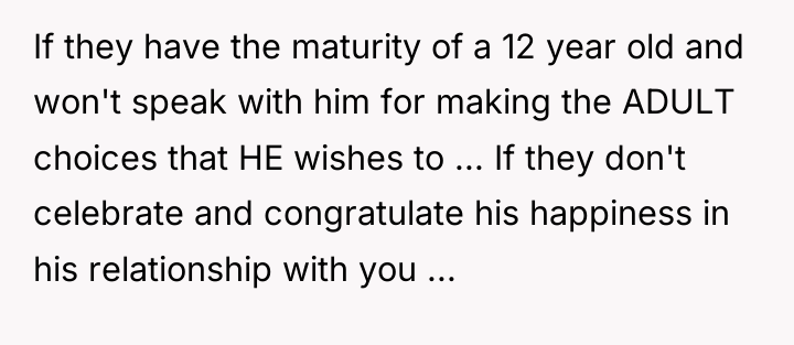 If they have the maturity of a 12 year old...