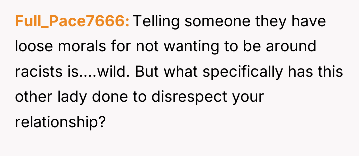 Full_Pace7666 Telling someone they have loose morals for not wanting...