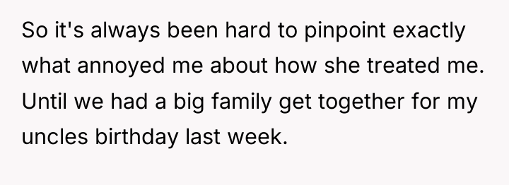 So it's always been hard to pinpoint exactly what annoyed...