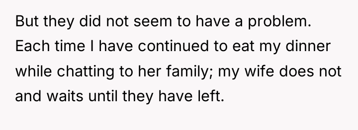 But they did not seem to have a problem. Each...