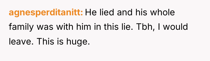 agnesperditanitt He lied and his whole family was with him...