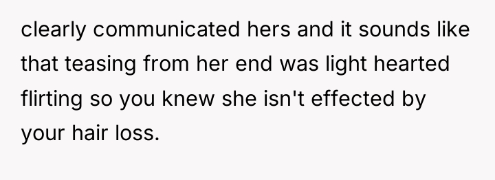clearly communicated hers and it sounds like that teasing from...