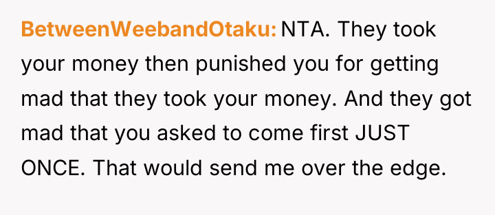 BetweenWeebandOtaku NTA. They took your money then punished you for...