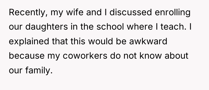 Recently, my wife and I discussed enrolling our daughters in...