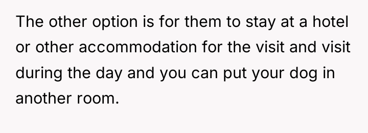 The other option is for them to stay at a...