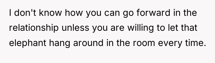 I don't know how you can go forward in the...