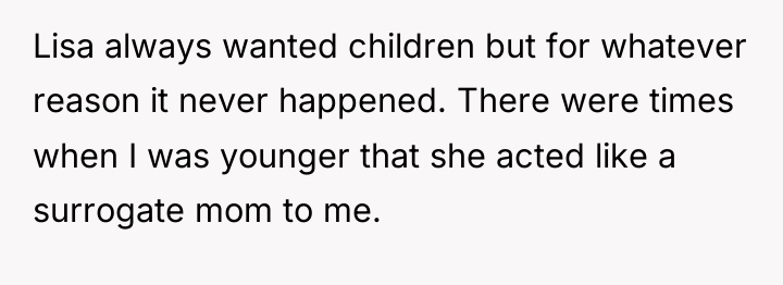 Lisa always wanted children but for whatever reason it never...