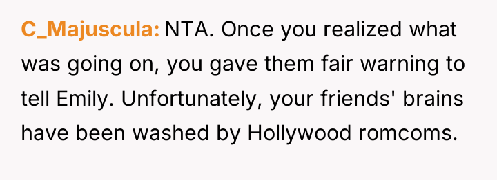 C_Majuscula NTA. Once you realized what was going on, you...