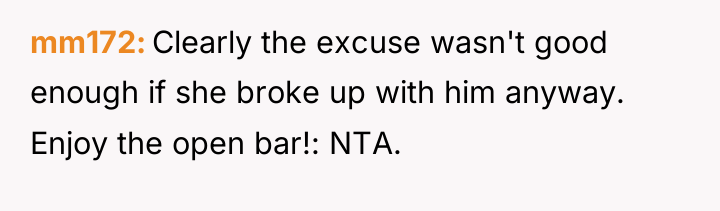 mm172 Clearly the excuse wasn't good enough if she broke...