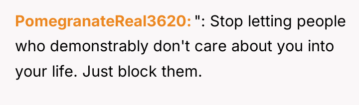 PomegranateReal3620 ": Stop letting people who demonstrably don't care about...