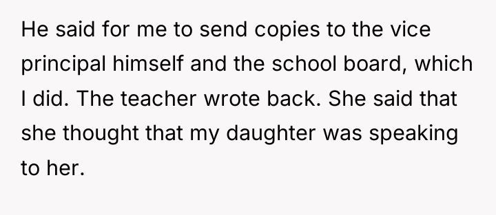 He said for me to send copies to the vice...