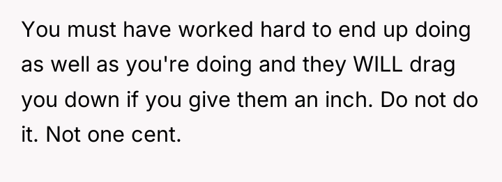 You must have worked hard to end up doing as...