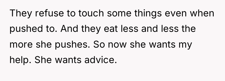They refuse to touch some things even when pushed to....