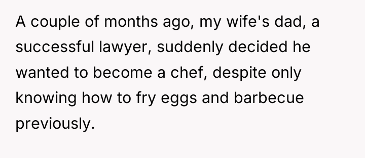 A couple of months ago, my wife's dad, a successful...
