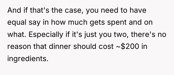 And if that's the case, you need to have equal...