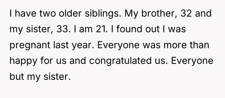 I have two older siblings. My brother, 32 and my...