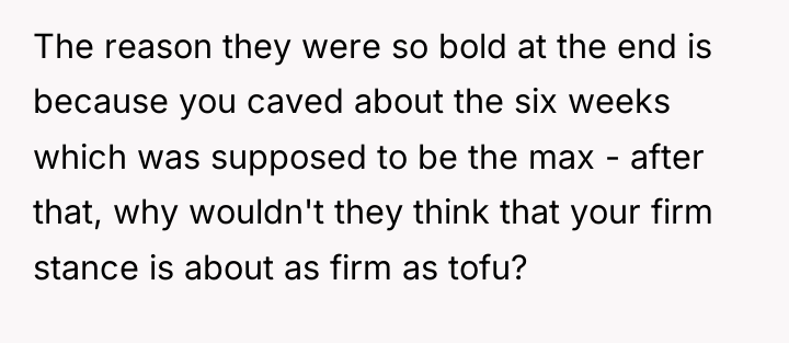The reason they were so bold at the end is...