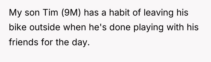 My son Tim (9M) has a habit of leaving his...