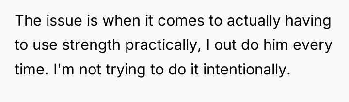 The issue is when it comes to actually having to...