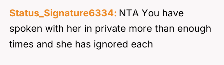 Status_Signature6334 NTA You have spoken with her in private more...