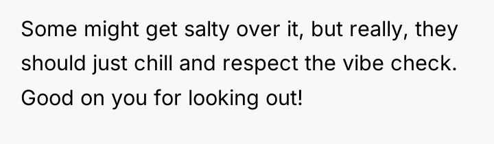 Some might get salty over it, but really, they should...