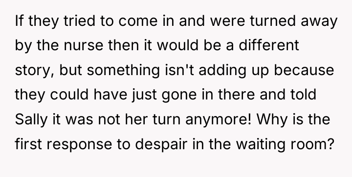 If they tried to come in and were turned away...
