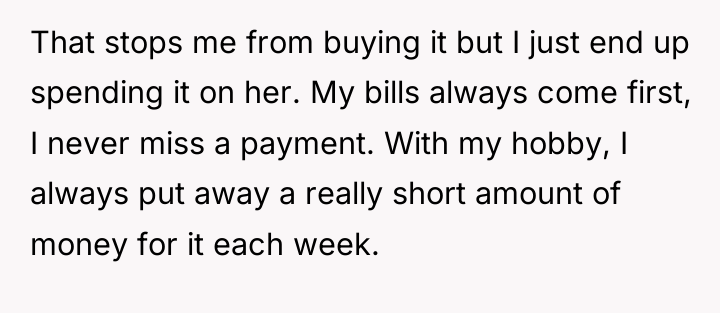 That stops me from buying it but I just end...