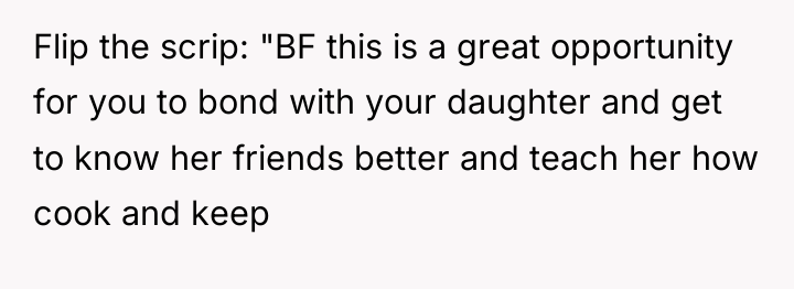 Flip the scrip: "BF this is a great opportunity for...