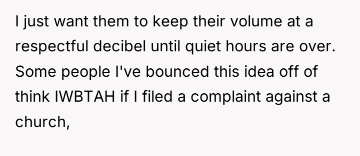 I just want them to keep their volume at a...