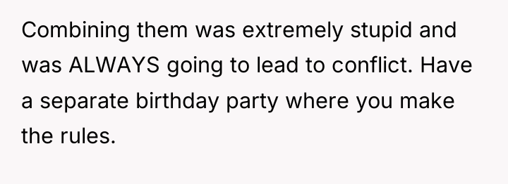 Combining them was extremely stupid and was ALWAYS going to...