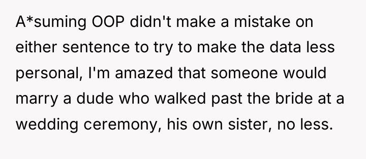 A*suming OOP didn't make a mistake on either sentence to...