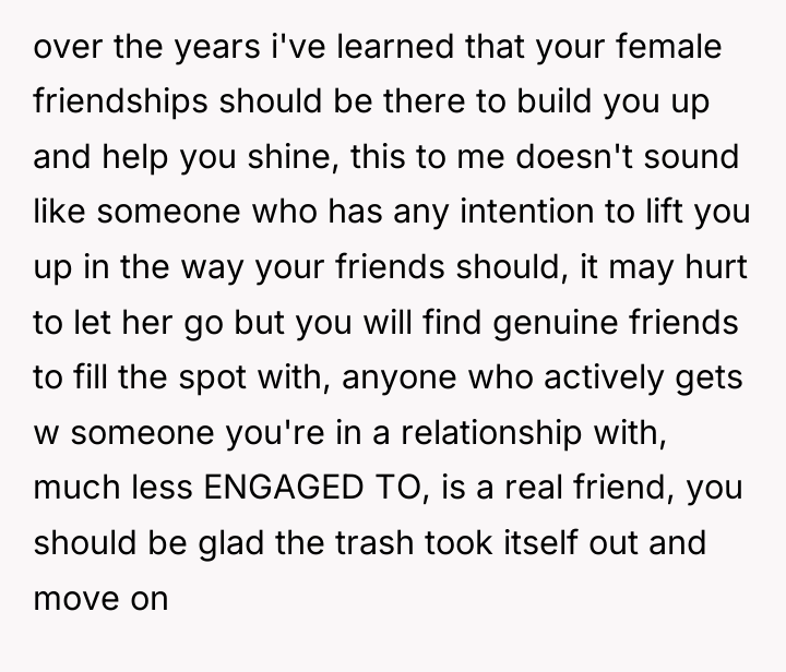 over the years i've learned that your female friendships should...