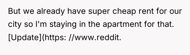 But we already have super cheap rent for our city...