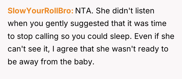 SlowYourRollBro NTA. She didn't listen when you gently suggested that...