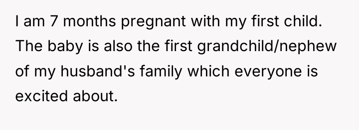 I am 7 months pregnant with my first child. The...