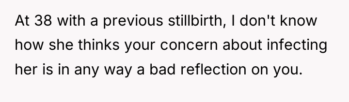 At 38 with a previous stillbirth, I don't know how...