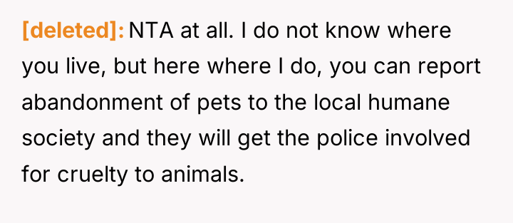[deleted] NTA at all. I do not know where you...