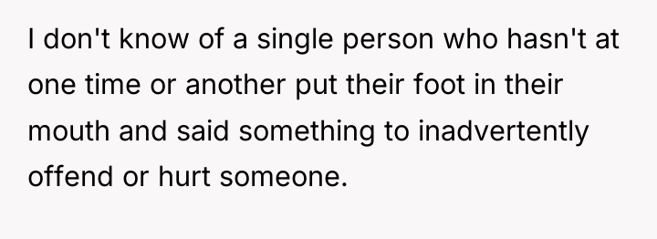 I don't know of a single person who hasn't at...