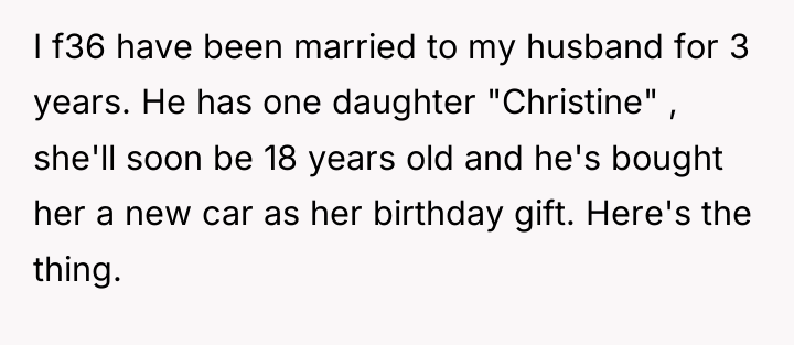 I f36 have been married to my husband for 3...