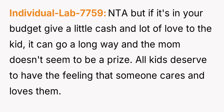 Individual-Lab-7759 NTA but if it's in your budget give a...