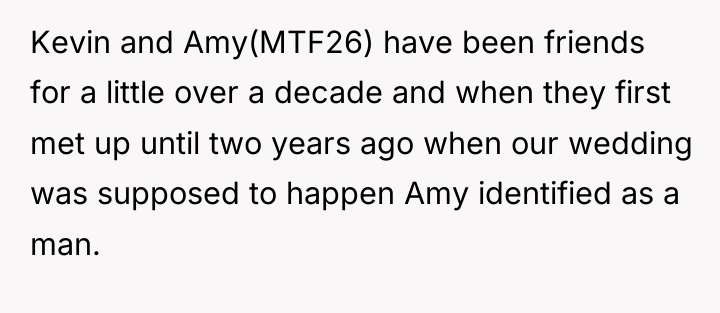 Kevin and Amy(MTF26) have been friends for a little over...