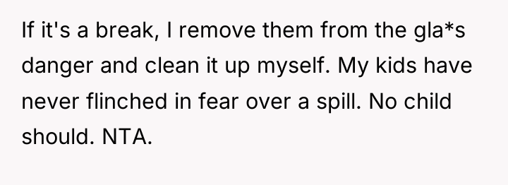 If it's a break, I remove them from the gla*s...
