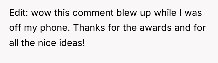 Edit: wow this comment blew up while I was off...