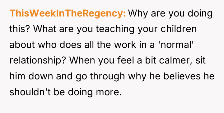 ThisWeekInTheRegency Why are you doing this? What are you teaching...