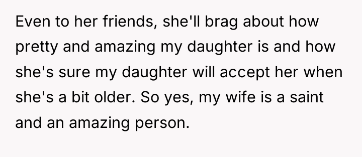 Even to her friends, she'll brag about how pretty and...