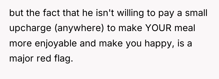 but the fact that he isn't willing to pay a...